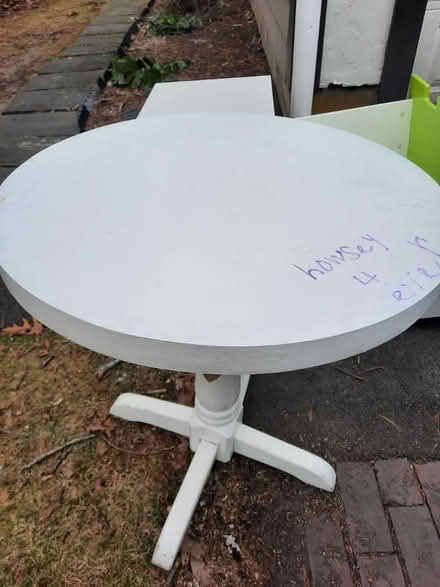 Photo of free Sm round table and IKEA toy chest (South Natick) #1