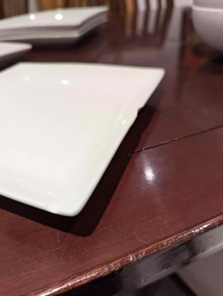Photo of free White square plates and bowls (Petersfield Ward CB1) #1