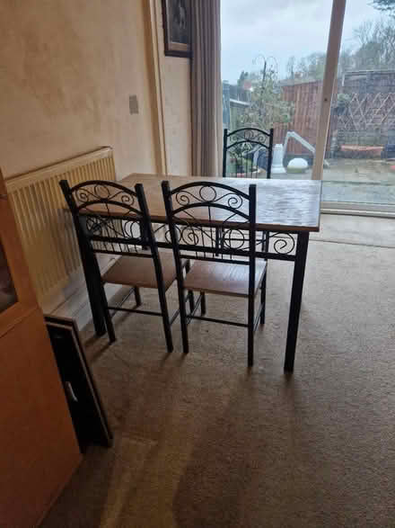 Photo of free Table and three chairs (SE18) #1