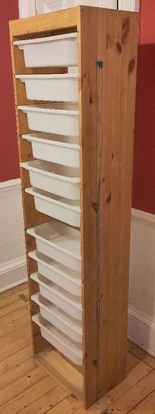 Photo of free Simple Wood and Plastic Drawer Unit (Marchmont EH9) #3