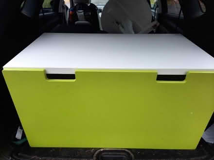 Photo of free Sm round table and IKEA toy chest (South Natick) #2