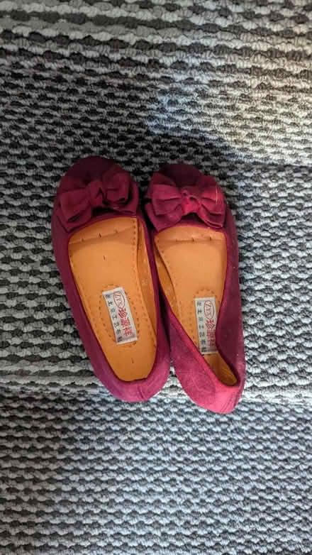 Photo of free Small red shoes ( maybe 4?) unworn (Aberdeen) #1