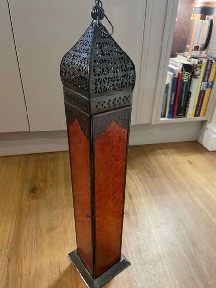 Photo of free Red Moroccan Candle Lantern (Hala LA1) #1