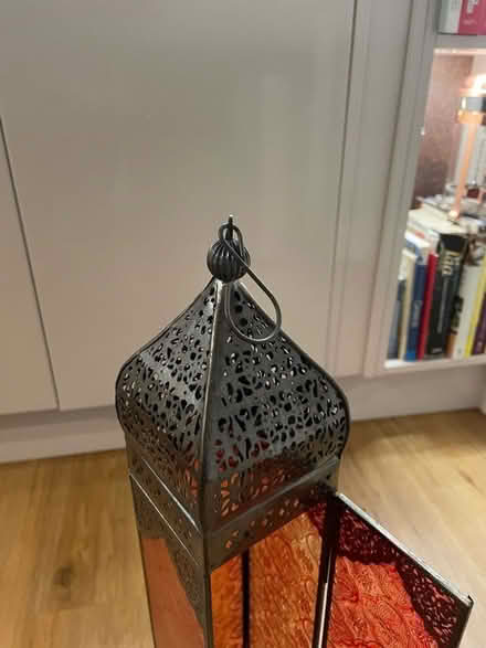 Photo of free Red Moroccan Candle Lantern (Hala LA1) #4