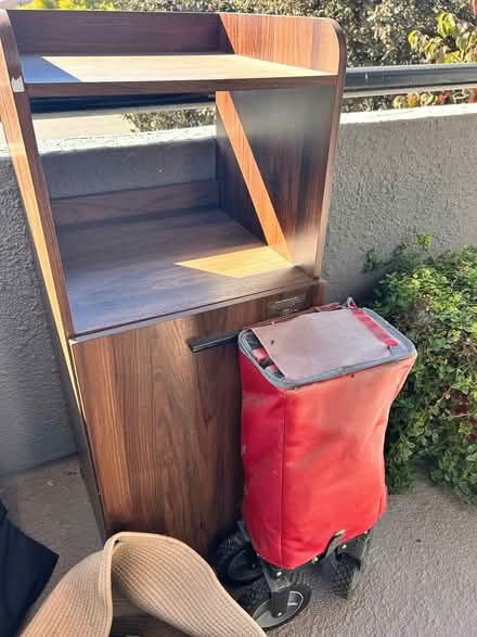 Photo of free Tall Wood Cabinet (Culver City) #1