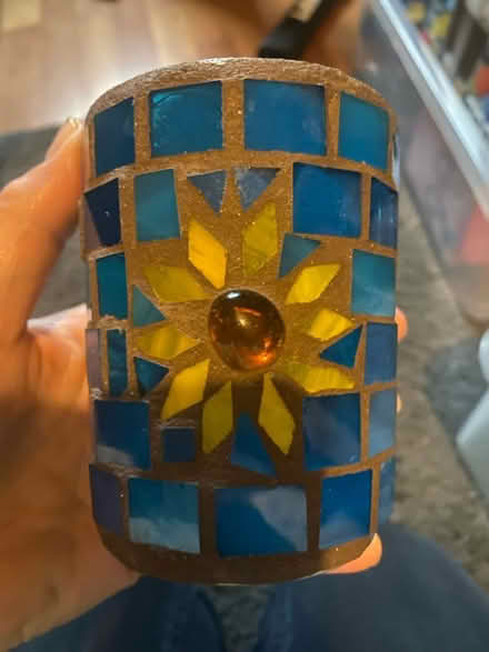 Photo of free Mosaic candle holder (EH11) #2