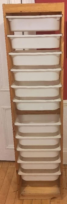 Photo of free Simple Wood and Plastic Drawer Unit (Marchmont EH9) #2