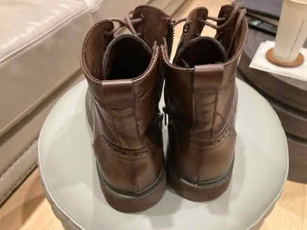 Photo of free Men’s Brown Brogue Boots (69 Lubec st East Boston) #1