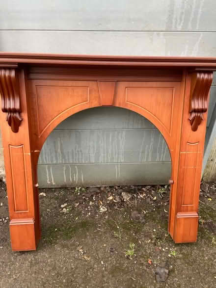 Photo of free Wooden fire place surround (Saltfleetby) #1