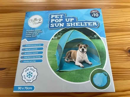 Photo of free Popup Shelter and puppy goodies (Basingstoke RG22) #1