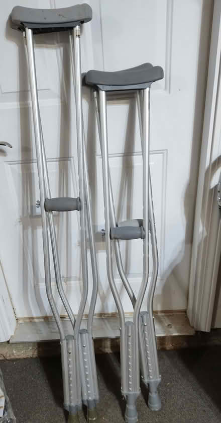 Photo of free 2 Pair of crutches (North Chelmsford) #1