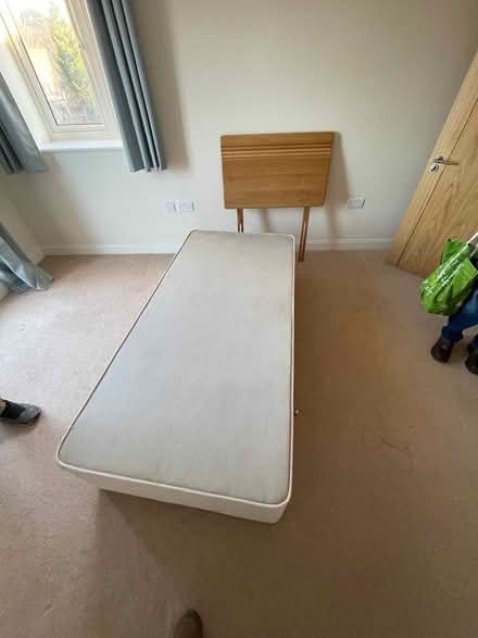 Photo of free Single Bed Base & Headboard (Broadstone BH18) #1