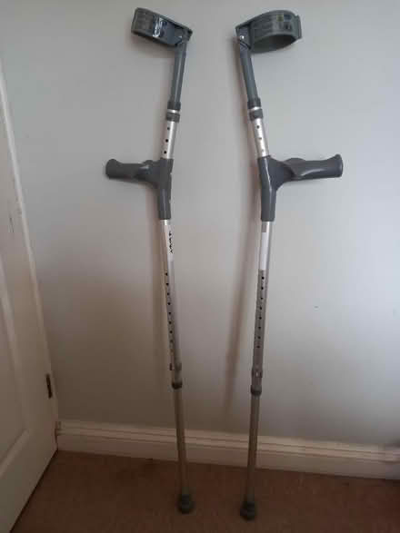 Photo of free Extra tall crutches (Rippingale PE10) #1