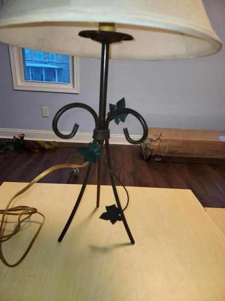 Photo of free Metal Leaves Lamp (Ambler) #2