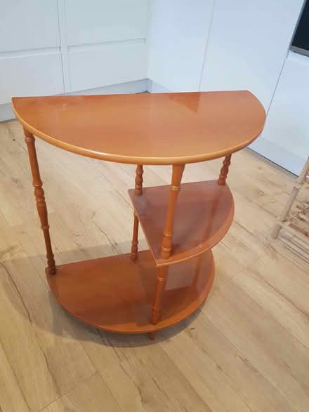 Photo of free Side table - semi circle 3 tiered (Stocksbridge S36) #2