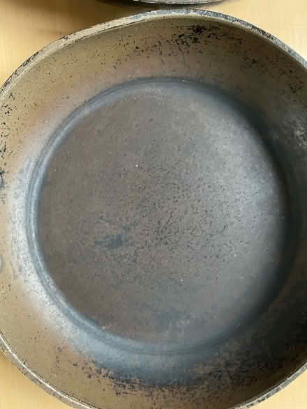 Photo of free 2 well used frying pans (Bloxham OX15) #3