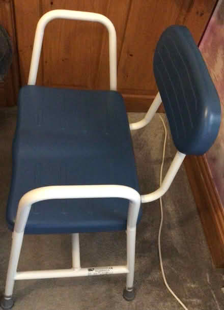 Photo of free Large shower chair with back and arms (Tuebrook L4) #1