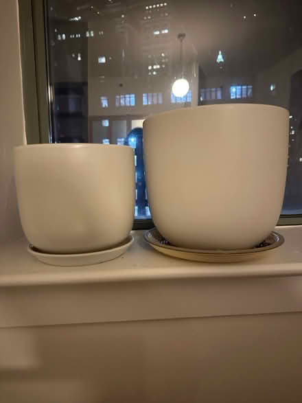 Photo of free Two plant pots (Financial district manhattan) #1