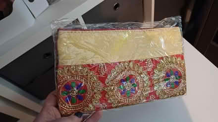 Photo of free Red and gold sparkly clutch bag (Leeds LS8) #1