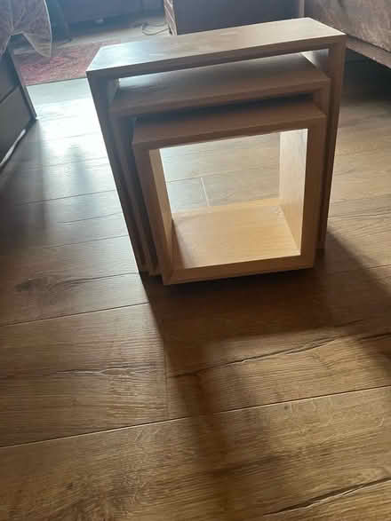 Photo of free Set of 3 cube shelves for wall mounting (Flitwick MK45) #1