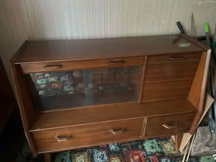 Photo of free G Plan side board and drinks cabinet (Scratch Wood WD6) #1