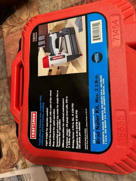 Photo of free Pneumatic Brad Nailer (Livermore) #1