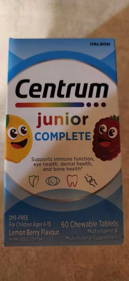 Photo of free Kids Centrum Vitamins - New (Burhamthorpe & Robert Speck) #1