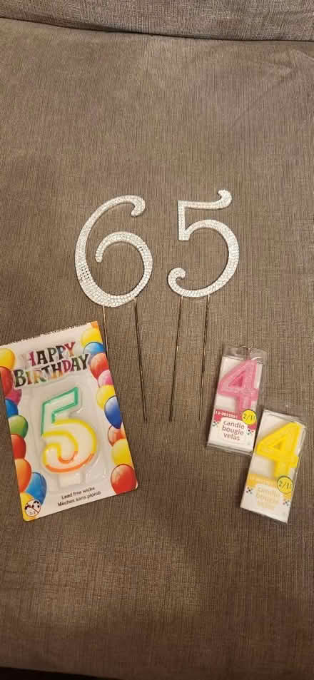 Photo of free Bling Cake Topper & Bday Candles (Burhamthorpe & Robert Speck) #2