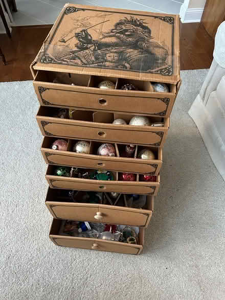 Photo of free Xmas Ornament Storage Chest - Full (Millersville) #1