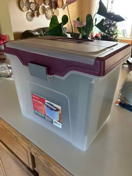 Photo of free Portable file box (Arden Manor) #1