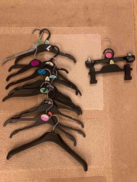 Photo of free Children's clothes hangers (Whitegrove RG42) #1