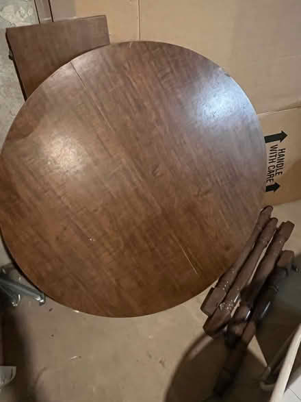 Photo of free 42 inch round Formica table (SE Nville Royce and Braddock) #1