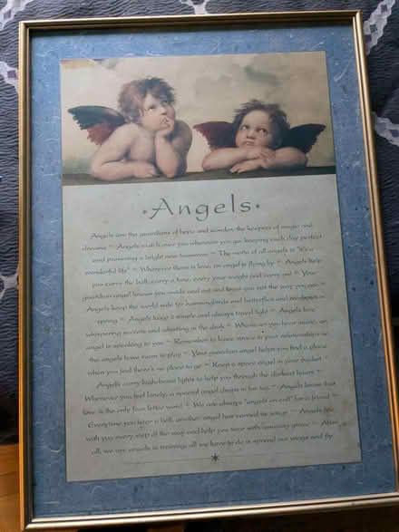 Photo of free Framed angels poster (Pharmacy/St Clair) #1