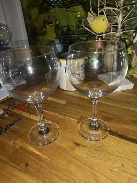 Photo of free 2 xl wine or cocktail glasses (Brighton Hill RG22) #1