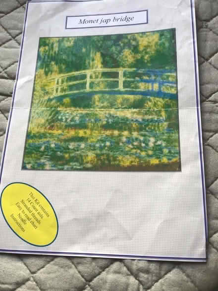 Photo of free Monet Cross Stitch - unfinished (Alderley Edge SK9) #1