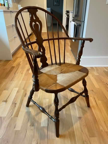 Photo of free Wood Chair (Broadview) #4