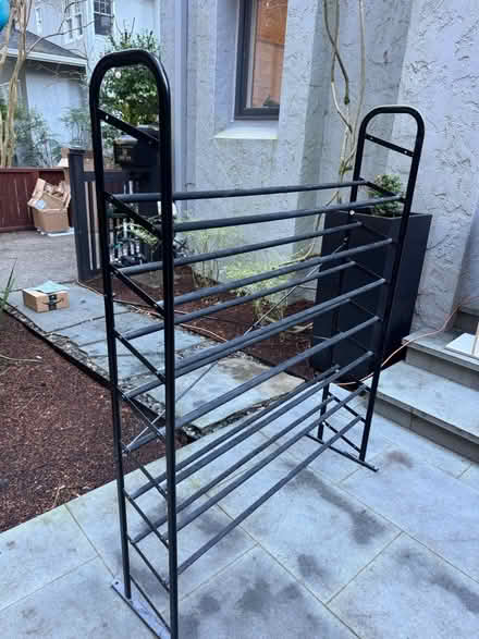 Photo of free Sending metal shoe rack (Larkspur ca) #1