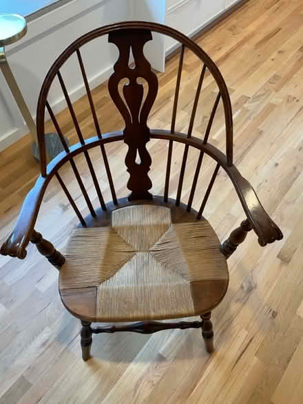 Photo of free Wood Chair (Broadview) #3