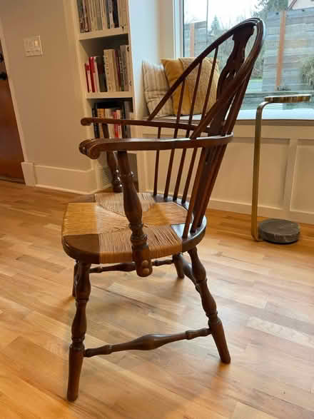 Photo of free Wood Chair (Broadview) #2