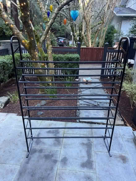 Photo of free Sending metal shoe rack (Larkspur ca) #2