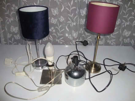 Photo of free Job lot of Bedside Lamps and Bases (Lower Stratton SN3) #1