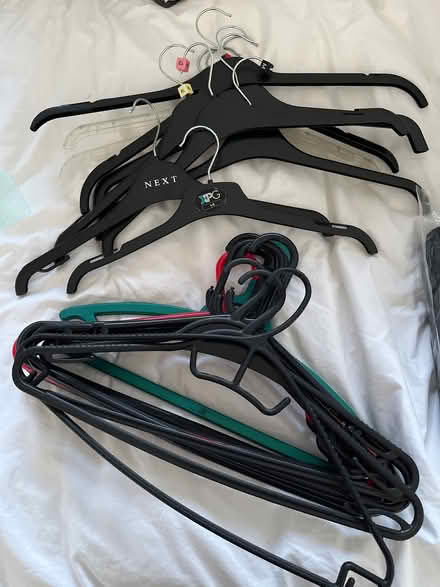 Photo of free 20 or so plastic coat hangers (Epping CM16) #1