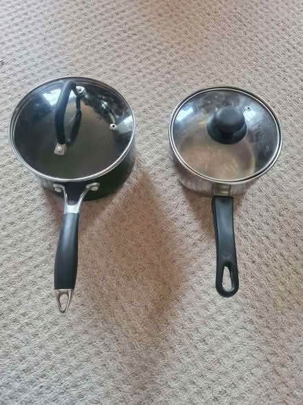 Photo of free 2 Saucepans with lids (Lewes BN7) #1