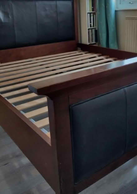 Photo of free Kingsize solid bed frame (Huyton Quarry L36) #2