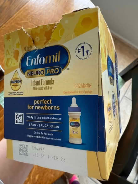 Photo of free baby formula (Parkside Estates) #1