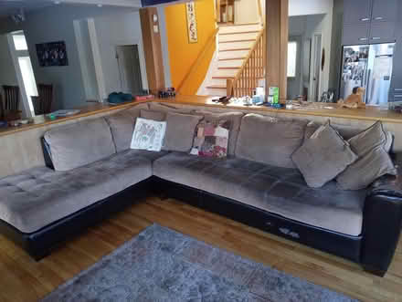 Photo of free Large L Shaped Sofa (Near RCMP stables) #1