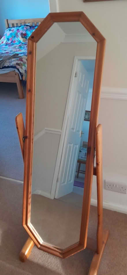 Photo of free free standing wooden mirror (Elworth CW11) #1