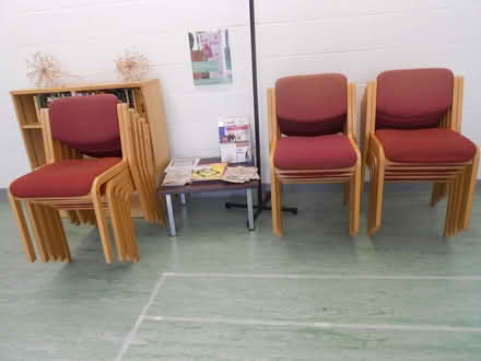 Photo of free 2 or 4 or 6 Beech Framed Chairs - upcycle? (Brookvale RG21) #1