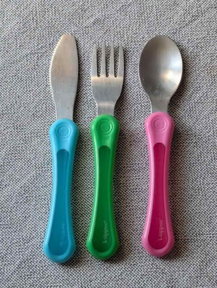 Photo of free Tommee Tippee cutlery set (North Herts SG4) #1