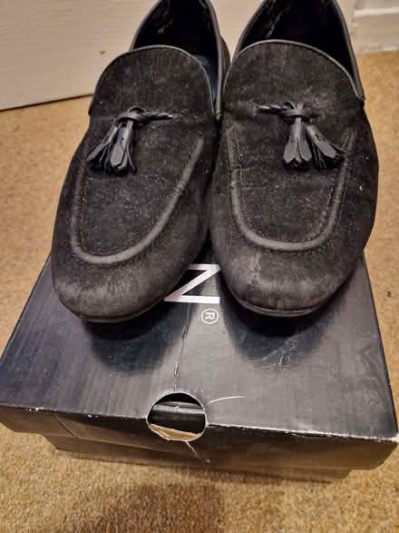 Photo of free Mens black suede shoes size 7 (Wayfield ME5) #2
